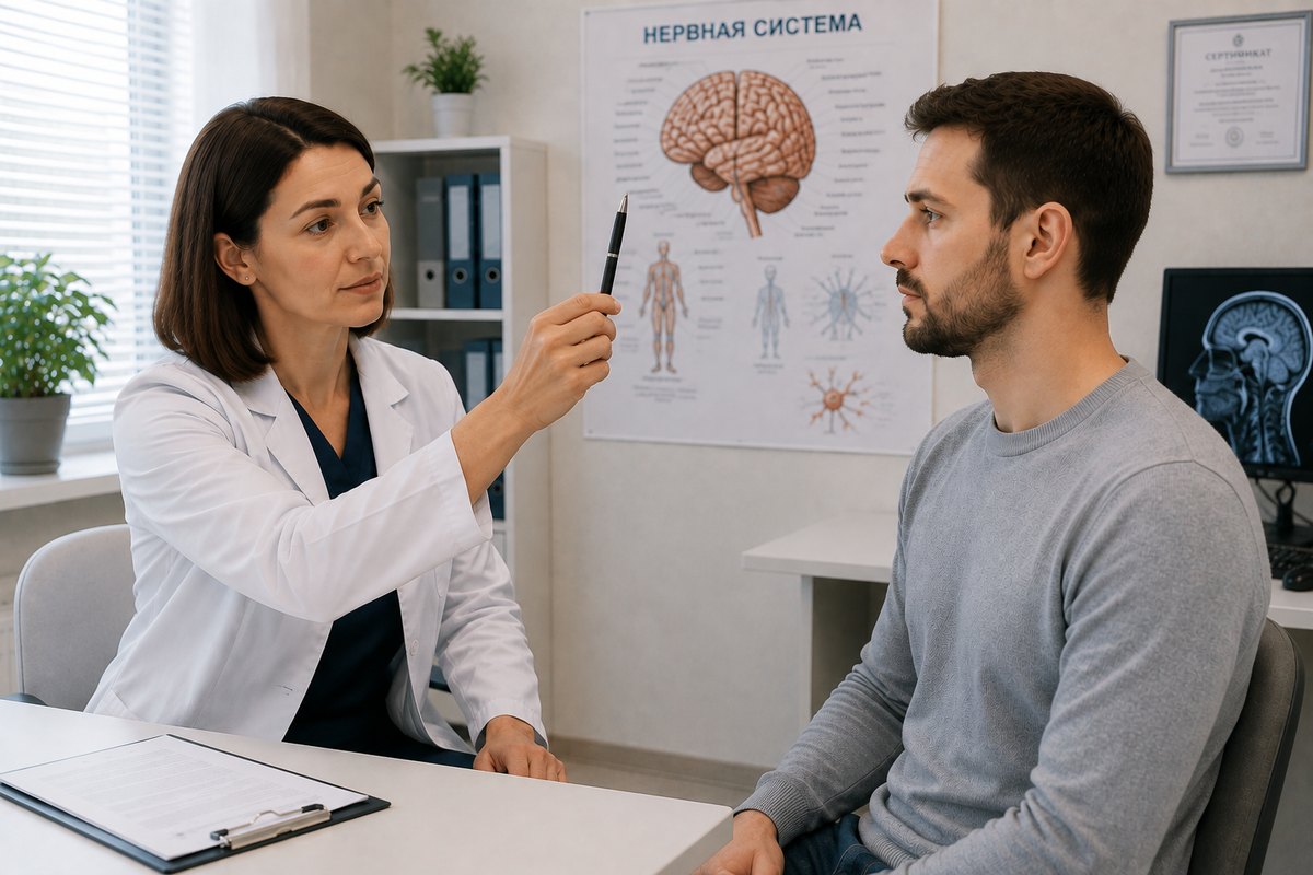 Неврологический осмотр пациента